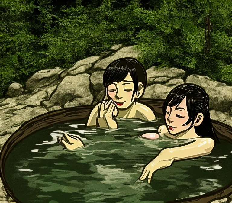 ,hot spring,enjoy