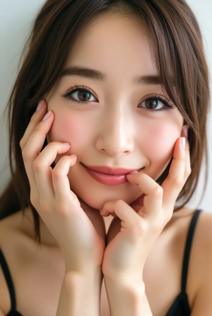 Extreme close-up portrait, beautiful girl with her love-struck - SeaArt AI