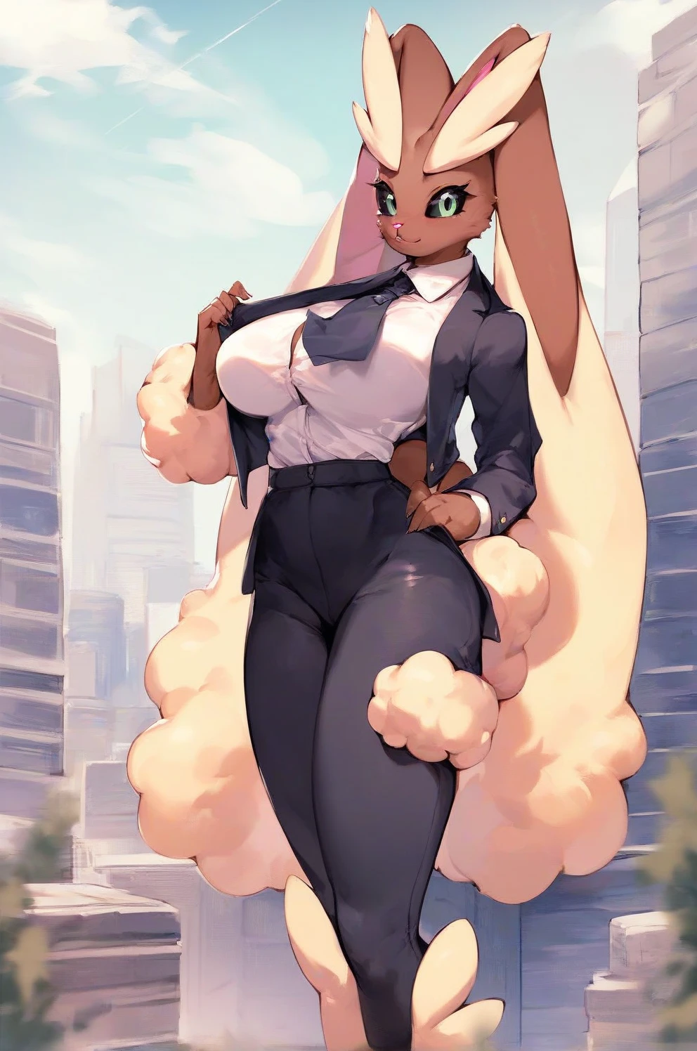 anthro, lopunny, by zinfyu, by oouna, by winte