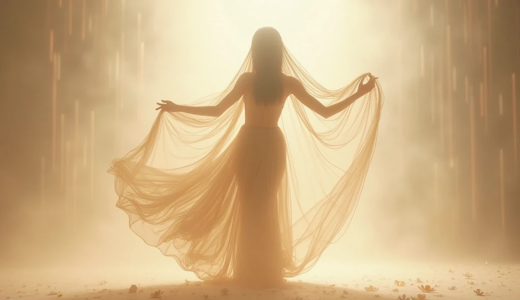 Glowing Translucent woman
