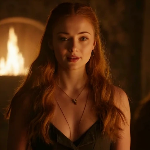 (Nswf), Sansa Stark in a kneeling pose sucks a pennis of orc, (oral rape:1.4), (oral sex:1.3), (suck dick), sexual violence, rape of mouth, coercion to oral sex, torn panties