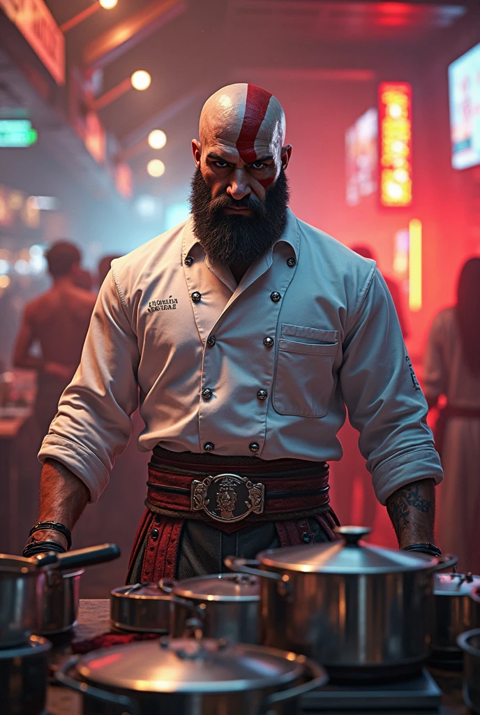 KRATOS GOD OF WAR WASH DISHES