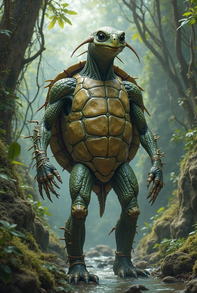 Make a turtle person 