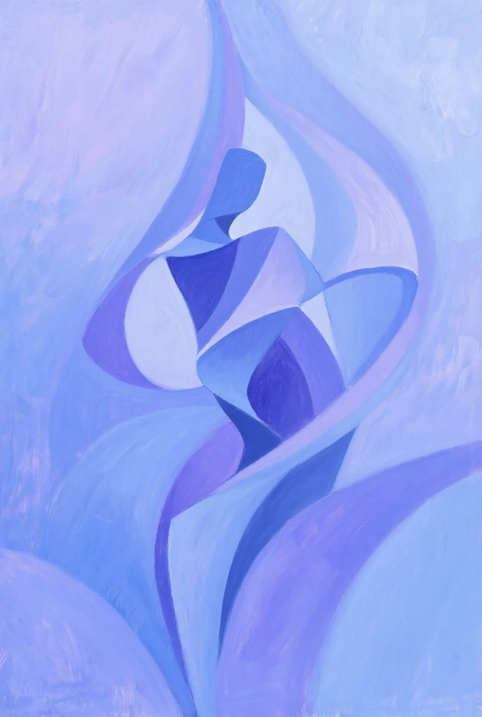 Blue Forest, Silk Painting, Ink and color on blue silk,  Cyanotype, Ink and color on silk, Acrylic art, 62 x 47 inches