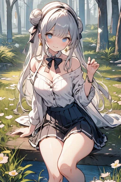 ((masterpiece、4k、8K(masterpiece, highest quality:1.6), thighs, beautiful girl, garden, blue sky, looking at the viewer, thin waist, official art, Raw photo, incredibly absurd, face light, dynamic lighting, cinematic lighting, surreal, High resolution, photo shoot, sharp focus, most detailed, very detailed, super detailed, finely, very detailed目と顔,fluttering grass,(spring,cherry blossomsの花),petal,(Lens flare),altocumulus,bright light,cool breeze,(shade) internal [cherry blossoms],grassland,.best image quality，naked，wipe panties，publish one&#39;chest of，sexy and excited，beautiful breasts,white skin,pointed chest,erect nipples,porn images，lots of sweat，wet costume，wet body，See through，underskirt lift，nipple slip from，cum on chest，((4k、8K、highest quality、perfect fingers: 1.3、perfect anatomy: 1.3、background blur：1.1))、(conversion sequence)、((beautiful slender girl、blushing and confused、Cute big droopy eyes、Two-side up straight long hair、16 year old girl、small breasts))、((blue butler suit leotard、long sleeve、corset、luxuriously decorated headband))、(High leg)、Are standing、full body description、wide shot、Inside the aristocratic hall、