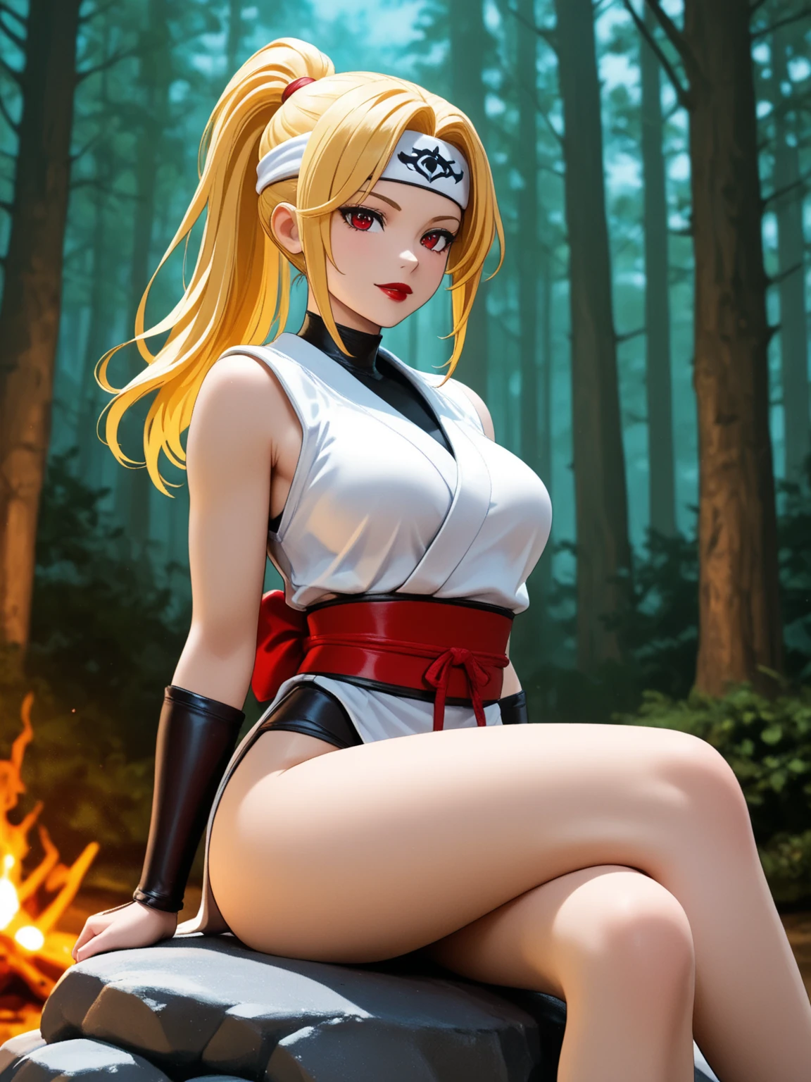 Tsunade en bikini rojo