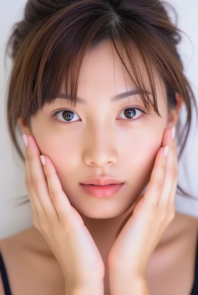 Extreme close-up portrait, beautiful girl with her love-struck - SeaArt AI