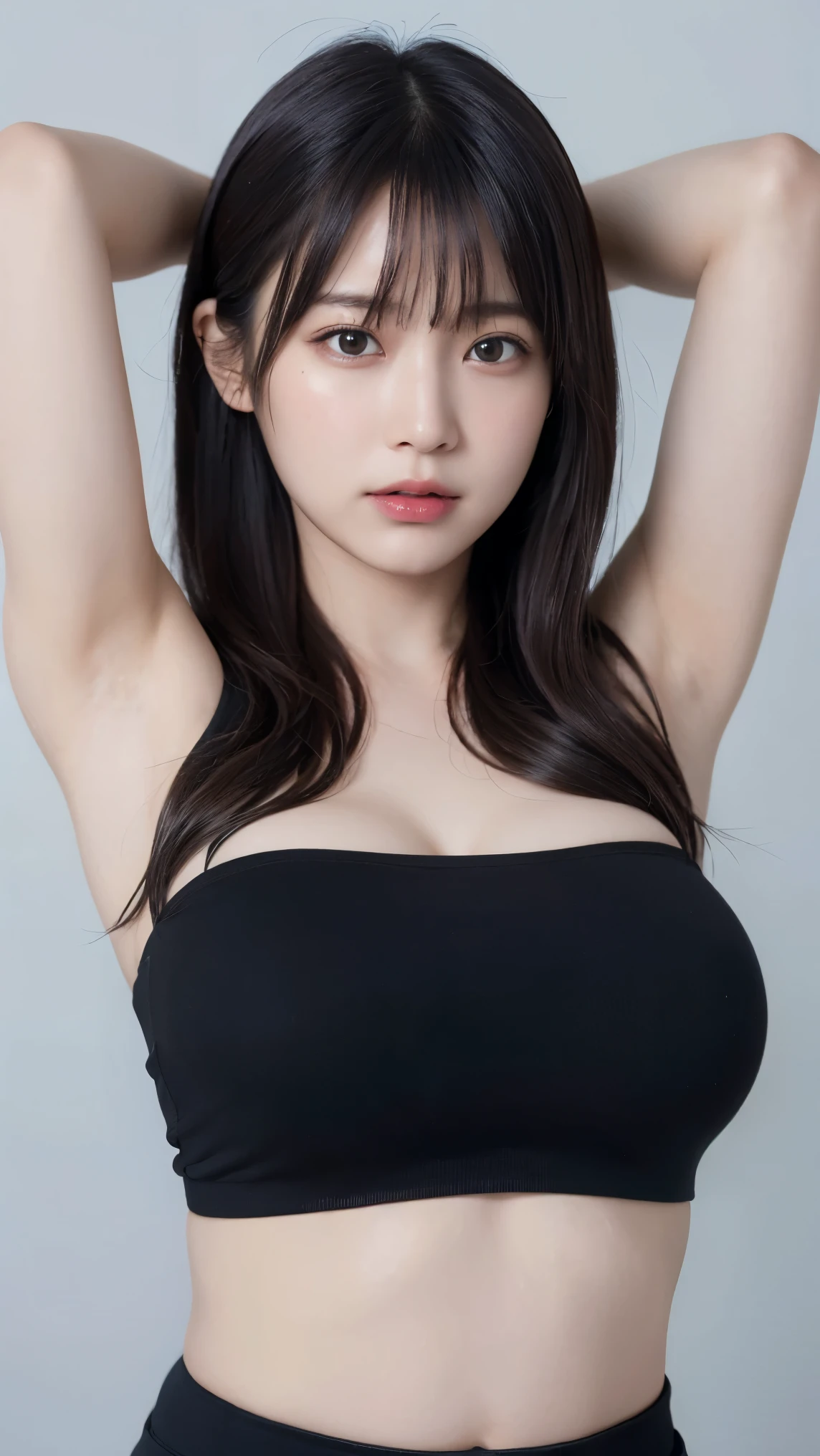Yellow Bikini、Leanness、cleavage of the breast