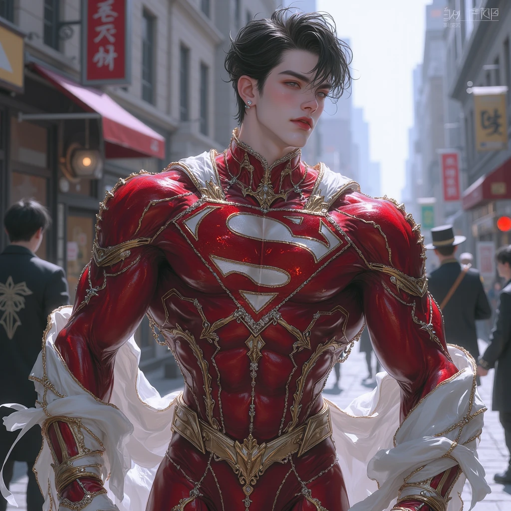 1 man, (male model) hot skin, masterpiece, best quality, most handsome man in the world, by Shen Quan, perfect body, beautiful male model, an attractive man 18-24 years old aesthetic, blossoms in spring, green fields, spring, plains, trees, flowers, blue sky, rough and handsome young man in white transparent robe, white transparent fabric, shirtless jacket shoulders, exposed chest muscles, exposed thighs, ((exposed transparent white briefs)), (male focus), (smooth body)), smile, super cute, dynamic pose, cool and seductive, dramatic lighting, full body shot, full body shoot, young face, full body, body hairless, skinny tall, fit body, dominant, white or white skin, young face, firm body, hd, natural flesh tone, soft light, highly detailed, looking at the audience, photography, detailed skin, real person, realistic, photorealistic realistic, crazy detail, facial detail, hype maximization, hype surrealism, film, telephoto, lighting complex detail , Highly detailed, Highly detailed, Digital painting, artstation, concept art, smooth, sharp focus, illustration, Unreal Engine 5, 8K, art by Ross Tran and Greg Rutkowski and Alphonse Mucha, UHD, 8k, Show men only .8k Ultra HD, DSLR, dim lighting, high quality, film grain, Fujifilm XT3, male fan, 2-person, two-person model.
