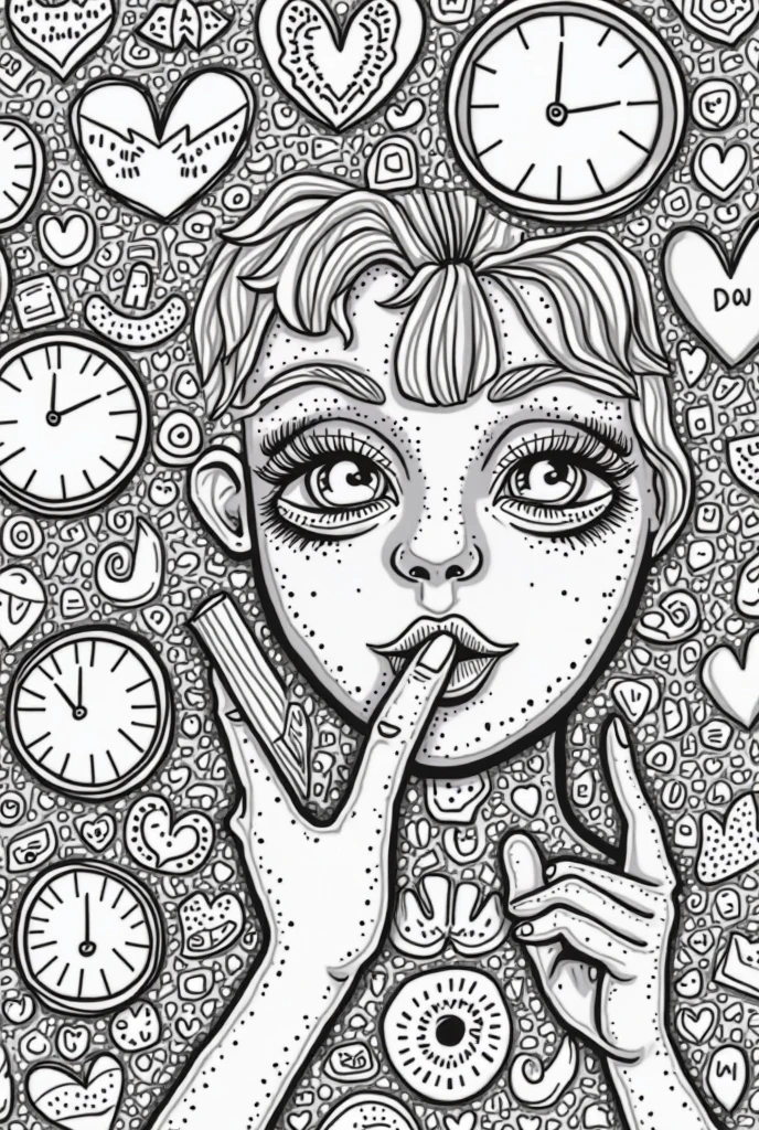 2d in outlines vector, Cute mermaid, white background, cartoon, flatten illustration, just outlines, less details, modern cartoon style, vector graphic, white background
