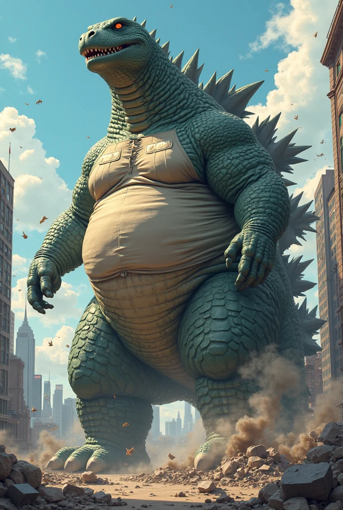 Godzilla chubby