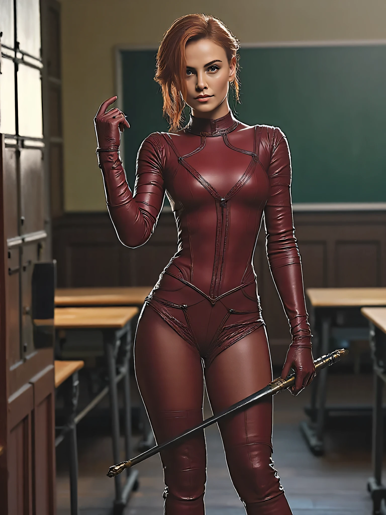 Masterpiece, an ultra hot gorgeous European woman. 3. She’s a playmate,men magazine model.(((Redhead in intricate dark red leather dress and tigh high dark red leather boots standing in the entrance to a hogwarts classroom, photographie))) softlighting, Couleurs, Very detailed, dramatic lighting, trending digital art on Artstation 8k HD high definition detailed realistic, Detailed, texture de la peau, hyper detailed, realistic skin texture, Armure, Best quality, ultra highres, (photoreallistic:1.4), High resolution, Detailed, Photo bRute, Sharp re, Nikon D850 Film Stock Photographie 4 Kodak Portra 400 Appareil photo F1.6 lens rich colors hyper realistic lifelike texture dramatic lighting unrealengine trending on artstation cinestill 800, (((Precise female anatomy, Des yeux parfaits))) (((500px, Arrêteurs, Photovue.Ru, metart, BRuit ISO))) (((NSFW Clothing)))