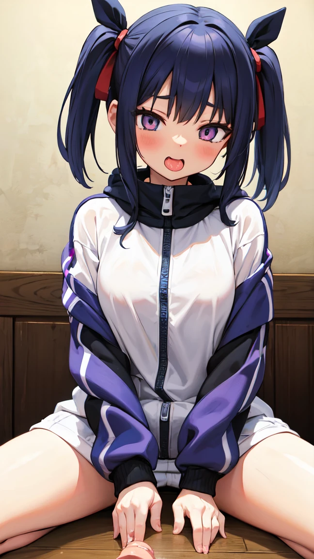 (must be follow these prompts:2.2),masterpiece,best quality,extremely detailed,(in her clothing:3.5),(in her track suit clothing:3.6),(adorable expression:2.5),(usual face:2.2),(displayed one girl on single picture:2.4),(black hair:2.1),(ジャージを着用している身長が低くて少しふくよかなHigh school girls:2.2),(そのHigh school girlsはあどけない印象だが臭い精液をかけられたジャージの上着とズボンをそのまま着用している:2.1),(そのHigh school girlsは湧き上がった性欲に対してジャージを着たままでこらえている:1.4),(A very rigorous training session with sweat, semen and love juices gushing out:2.3),(Whenever I lose a match, my coach punishes me by making me cum inside her vagina all night long.:2.7),(そのHigh school girlsのジャージを着用している全身には性的絶頂に達しながら分泌されたぬるぬるした分泌物がまとわりついた:1.7),(そのHigh school girlsは性的に興奮した男子部員に脱いだジャージの汗の臭いを嗅がれたり精液をかけられたりしている:2.5),(そのHigh school girlsは着用しているジャージにだいぶ前に射精されたのでしみこんだ精液がやがて琥珀色に変色している:2.3),(libidonous tumultus are happened on her under her track suit:2.2),(そのHigh school girlsのジャージの股付近は汗と愛液のために臭くなっている:2.6),(そのHigh school girlsはInnocent faceでとても可愛い:1.9),(淫らな愛液がそのHigh school girlsのジャージのズボンの内股を伝って滴っている:2.1),(そのHigh school girlsのジャージに覆われたおっぱいは強い淫欲のせいでパンパンに膨らんでいる:2.4),(men's elected twangers were inserted her to the depth:2.3),(もちもちした丸みがある身体の精液臭いHigh school girls:2.3),(she was already stroked up to the depth intervaginal sensuous spot:1.8),(notably buldged up her inner labia majora:2.6),(A young, shy moan:1.5),(having big breasts in her clothing:2.6),(運動中のあどけない印象のHigh school girls:2.3),(そのHigh school girlsは身長は低いがほんの少しだけむちっとした身体をしている:2.1),(The crotch of his tracksuit pants is discolored with love juice stains.:2.5),(そのHigh school girlsはズボンの下に隠れて見えないそのマンコから愛液を滴らせながら痙攣している:1.8),(そのHigh school girlsのむちっとした太股をしっかり包みこんでいる臭そうなジャージのズボンは淫らな分泌物のために湿っている:2.0),(そのHigh school girlsは股間がドロドロになってもそのジャージのズボンはしっかり履いたまま耐えている:2.5),(ズボンの上からいつも自分の股間を押さえているHigh school girls:1.7),(A moan filled with childish embarrassment:1.5),(そのHigh school girlsのジャージに覆われた乳房や乳首は強い淫欲のために張っている:2.4),(そのHigh school girlsは真面目に練習している:2.5),(そのHigh school girlsの脚は短くて太い:2.2),(High school girls:2.2),(she looks like japanese idol:2.3),(Tracksuit pants are made of a durable fabric that will never tear.:2.3),(Her breasts are completely hidden under her jersey:2.4),(she looks like a lolita:2.0),(これらは他の誰にでもなく全てそのHigh school girls自身に降りかかった内容:3.5),(Make sure to depict the face:5.3),(Calm expression:4.3),(Innocent face:3),(そのHigh school girls一人だけをしっかりと描いた:3.3),(登場人物はそのHigh school girlsのみ:4.2),(Portrait Style:5)
