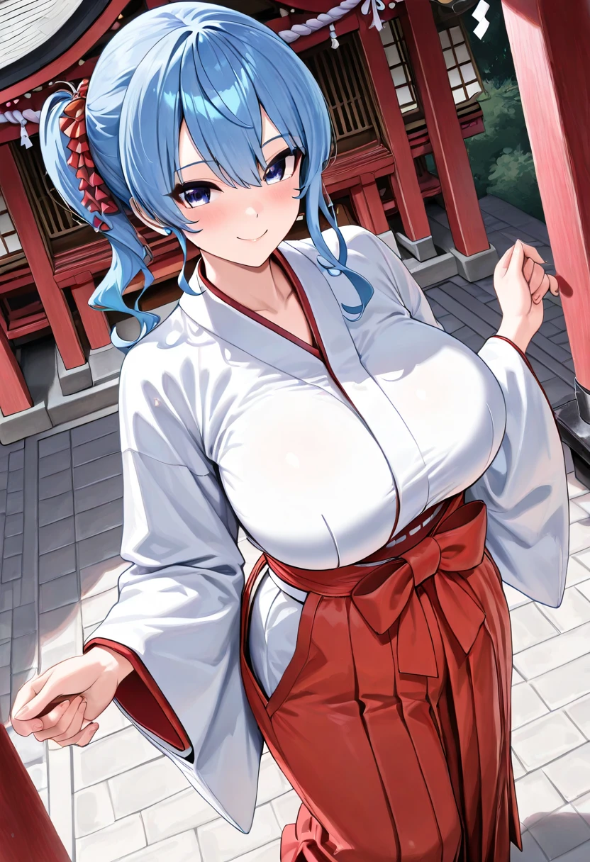 masterpiece, High resolution, highest quality, 1 girl solo, kamisato_Ayaka, smile, Kimono nsfw, large breasts, Nipples