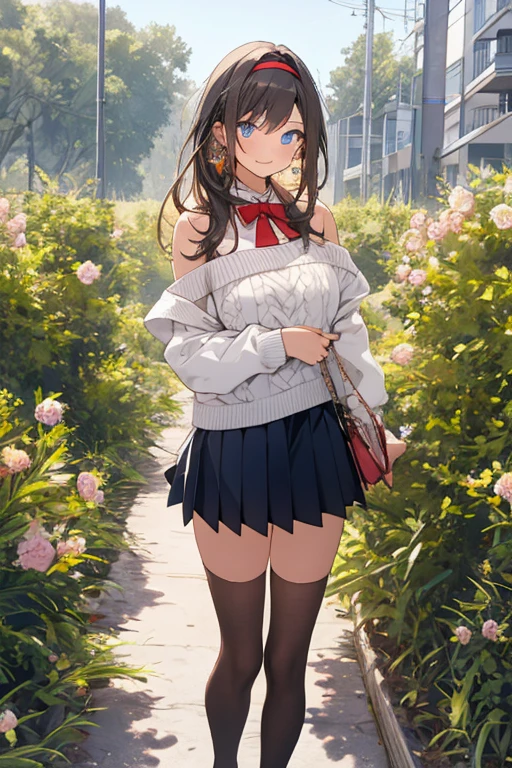 (masterpiece、highest quality、High resolution、realistic pictures、real looking skin:1.1)、
(The woman lifts her skirt and reveals her panties.々I'm showing it to:1.8)、
(standing:1.5)、
(A provocative and grinning expression:1.8),
(I am wearing a light blue long-sleeved turtleneck knit.:1.8)、
(I'm wearing a gray flared mini skirt:1.8)、
(I am wearing black middle boots.:1.8)、
(Panties have flashy colors and patterns:1.2)、
(brown middle ponytail:1.5),
(small face:1.5)、
(The location is the grassy area of the park.:1.5)、
1 Japanese girl、solo、full body esbian、beautiful eyes、shining eyes、NSFW