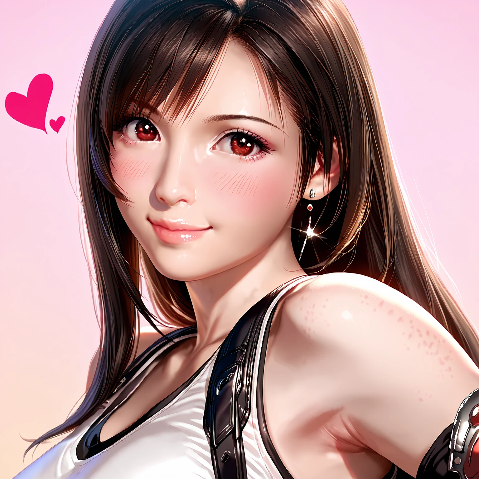 Ultra high quality, Realistic, Ultra-high resolution, 8k、Super Beautiful Women Realistic Japanese Women,  Perfect dynamic composition, Detailed and realistic skin texture、Beautiful face in every detail、Happy expression、Messy hairstyle、Grid Girls、Race Queen、Belly piercing