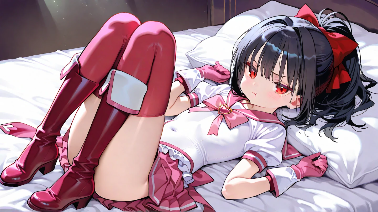 (((sit、Open your legs、Spread your legs, Spread your legs、Squatting and)))(((Angle view from below pov pussy_focus)))(((Put your hands behind your head and show your armpits)))(((Angry face、Glare)))((masterpiece)),(Highest quality),Official Art,Very delicate and beautiful,Highly detailed CG,unity 8k wallpaper,Super detailed,Beautiful fine details,Highly detailed face,Outdoor,One girl,alone,Cowboy Shot,View Viewer,In-person audience,Severe,(small:1.2),short hair,Black Hair,Red eyes,Glowing Eyes,bangs,,Collared shirt,White shirt,Long sleeve,Open your arms(((Small breasts)))Suspender skirt,Red Skirt,White socks,loafers,(((NEWS、Naughty pictures)))Japanese-style toilet