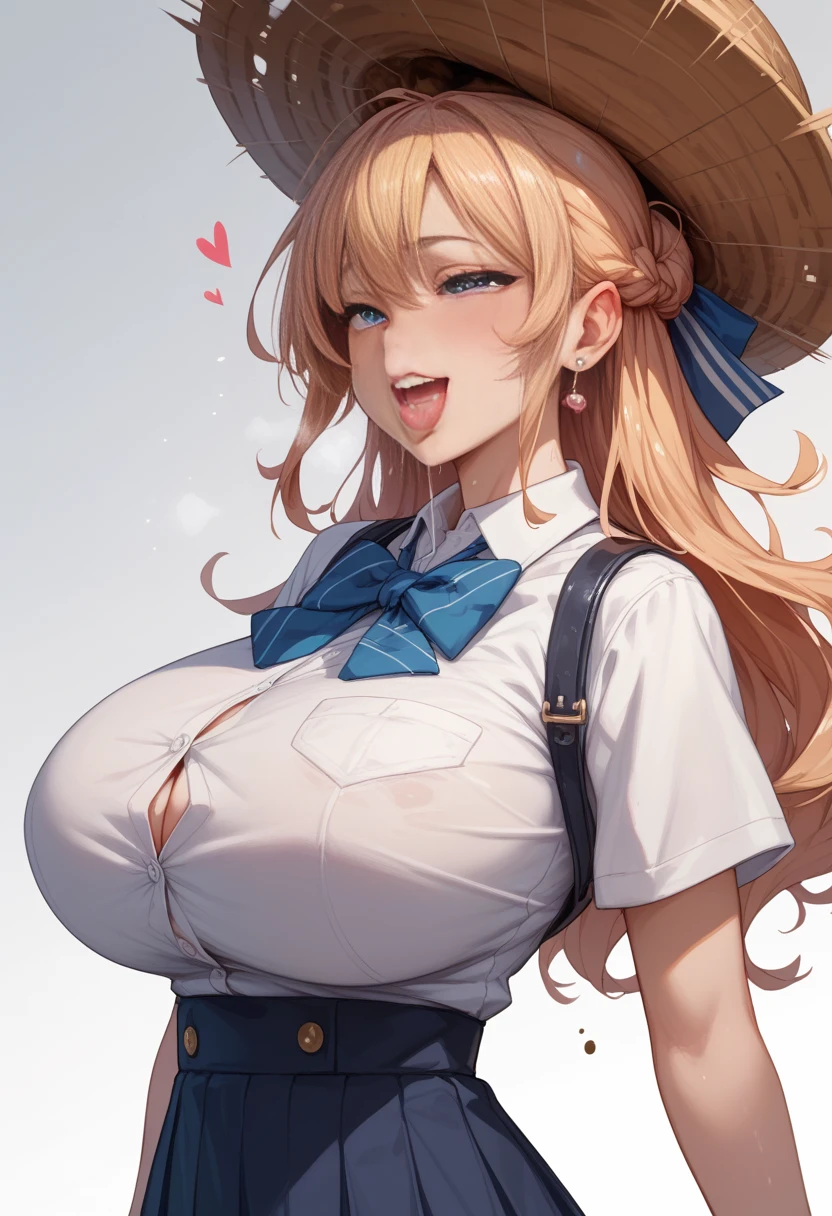fang, 1girl, blond, pony tail, blue eye, Huge breasts, hanging breasted, huge breasted, dirndl, bare nipples, bra aside, panties aside, Looking at Viewer, Smile, skyporn, (Background: medieval tavern), otoberfest, From above, Nipple Tweaking, Areola, big areolae, puffy nipples, nipples through, (((cum in mouth, cum in pussy, cum on body, cum on breasts, cum on hair, excessive cum, pussy cum))), ((best quality)), {{curtsey}}, oral invitation, finger to mouth