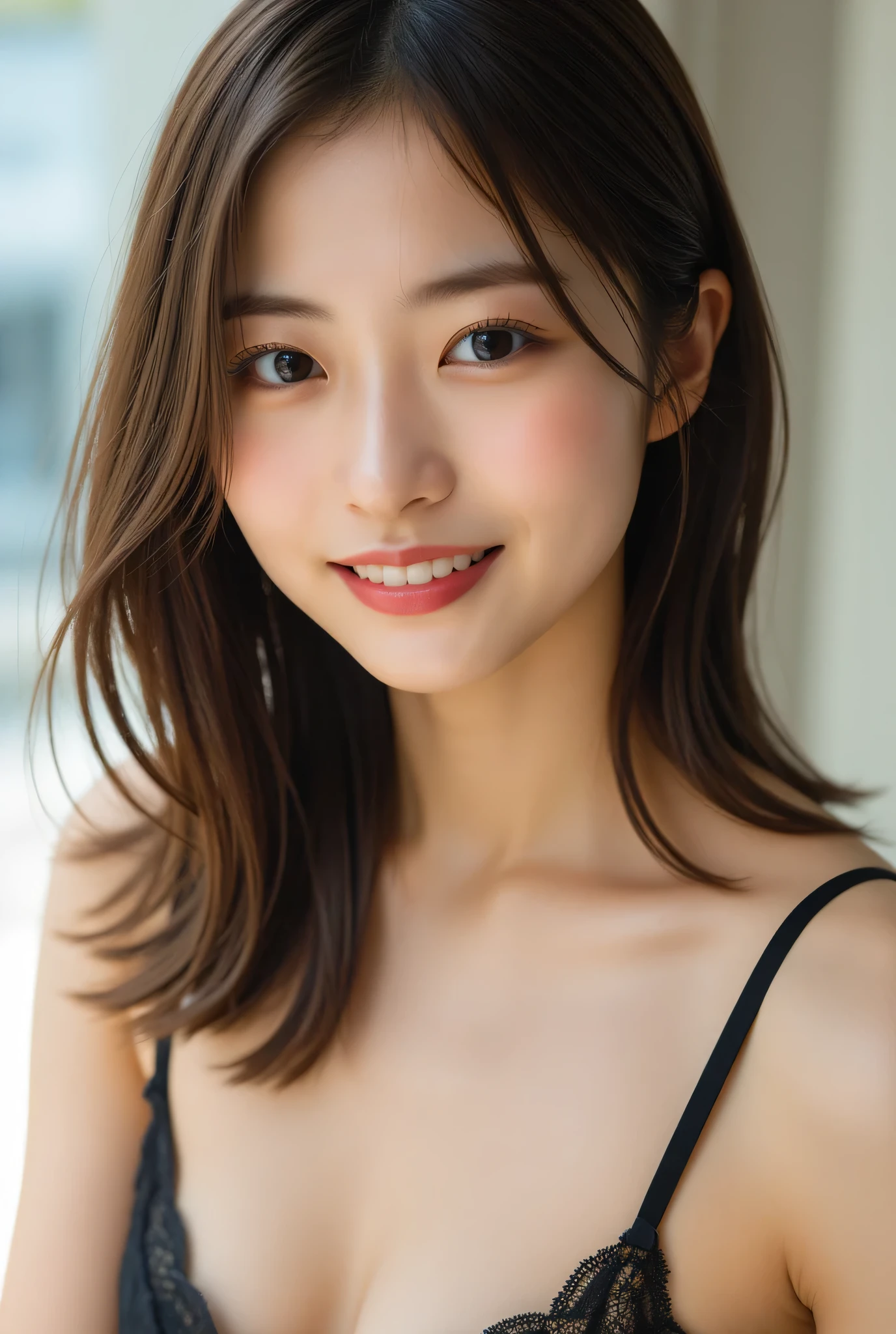 (masterpiece:1.3), high quality, 8K, high reality, ultra detailed, realistic,
BREAK,
beautiful detailed face, pale skin, realistic glistening skin, correct anatomy, (well-aligned teeth:1.1), Detailed eyes, symmetric eyes, Light Brown eyes, Double eyelids, perfect and glamorous body, Highly detailed face and skin texture,
BREAK,
(Cute Japanese woman),(A classy and Cute woman:1.5), 25yo, (wearing sexy bikini, very thin bikini:1.37), (beautiful and classy smile:1.37), Detailed eyes, symmetric eyes, Light Brown eyes, Double eyelids, Thin eyebrows, (Glossy lips:1.4),
BREAK,
Looking at camera, From the waist up,