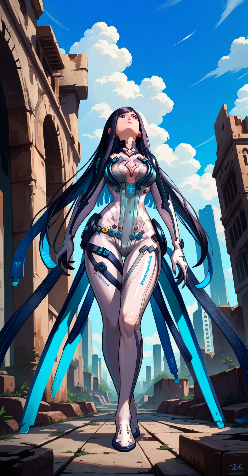 16K Ultra High Definition Top Quality
Mummy costume with white bandages all over the body, Beautiful woman with very long lashes, Blue Blaze, shinny skin, Lustrous hair, big eye, Beautiful red eyes, ultra gigantic tits, extremely big ass、very white body、The background is a cityscape bustling with Halloween parties