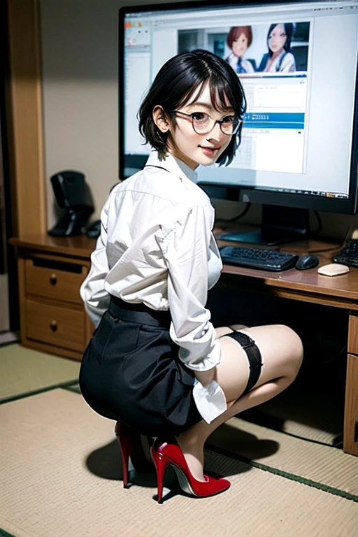 NSFW. vaginal , More women than men,from behind、Face to face, cum in , Sweat, Silly,(Vulgarity), cum shots、Colossal tits、Chest rubbing、pubick hair、Pushed down、Energetically in and out、supright straddle、 a pixie cut、girl spreads her legs in the office、A woman spreading her legs while working、Woman spreads her legs、Women masturbate、Insert into hidden part、There are twin women who roll up the skirts of their suits...、cum shots、a large amount of sperm hides