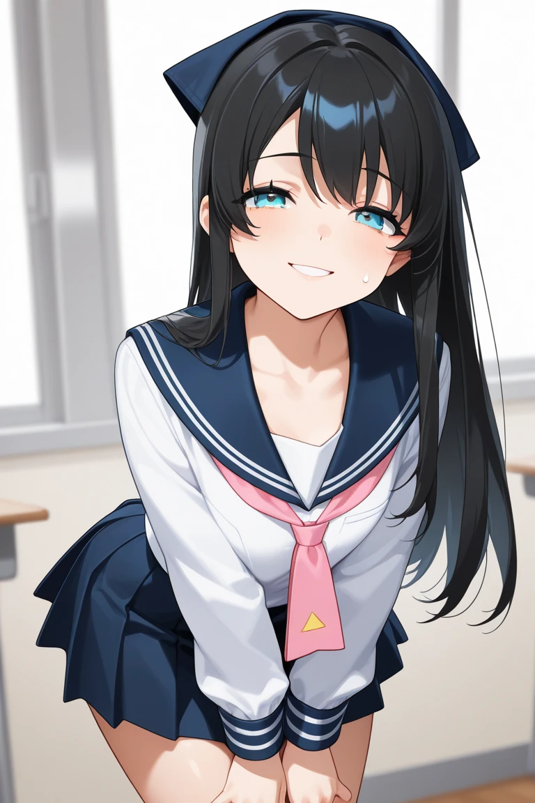 masterpiece, highest quality, superior_akebi komichi, brown eyes, short_hair, small_chest, akebi komichi , (((black buruma, school, gym shirts, white t-shirts, gym uniform, Photo of girl in wooden floor school gym room))),buruma is bikini type ,(best quality, masterpiece, RAW photo,ultra-detailed:1.2), 1girl,solo,looking at viewer,smile long straight black hair,
short sleeve gym uniform, hair clip, side parted hair, front view, from below, sitting, classroom, akebi komichi, smiling at you, 1 girl, black hair, butterfly hair topper, black cardigan, white unbuttoned T-shirt, black bra, medium , plunging neckline, full length flat, looking at viewer, front view, in a room, sunlight, one bed in the background, 2d, masterpiece,masutepiece, Best Quality, 8K_Wallpaper, (Beautiful eyes), ((Cute)), Cute, (lovely), (Tennis court on a sunny day),1girl in,,1 ,Big smile,facial close-up、portlate(((tennis coat)))(((Tennis Wear)))(((Sit on a bench and relax)))