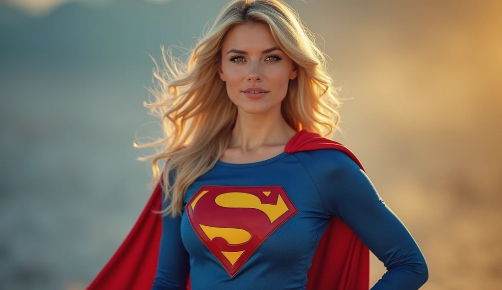 real strong Jean Smart 2024 in Supergirl1984s costume; HD. Photograph, ((realism)), extremely high quality RAW photograph, ultra detailed photograph, sharp focus, high resolution, (detailed skin:1,3),high quality, film grain, Fujifilm XT3,Highly Detailed, movie, (Cinematic Photo:1.3) of (Realistic:1.3)