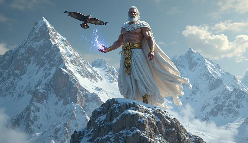Zeus (Zeus)、God of heaven and thunder、eagle、throne、Hero's Father