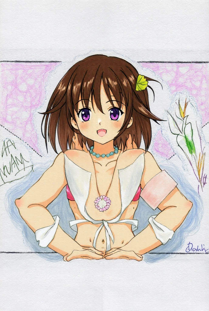 masterpiece, One girl, High resolution, Kimoto_cherry blossoms, Green Eyes, White bra、A revealing white swimsuit, Happy, On the bed in the bedroom
(whole body), Very detailed, Full of details, Dark Background, cherry blossoms 、Pounding、Angle looking up from below、Straddle、　smile、Face is close