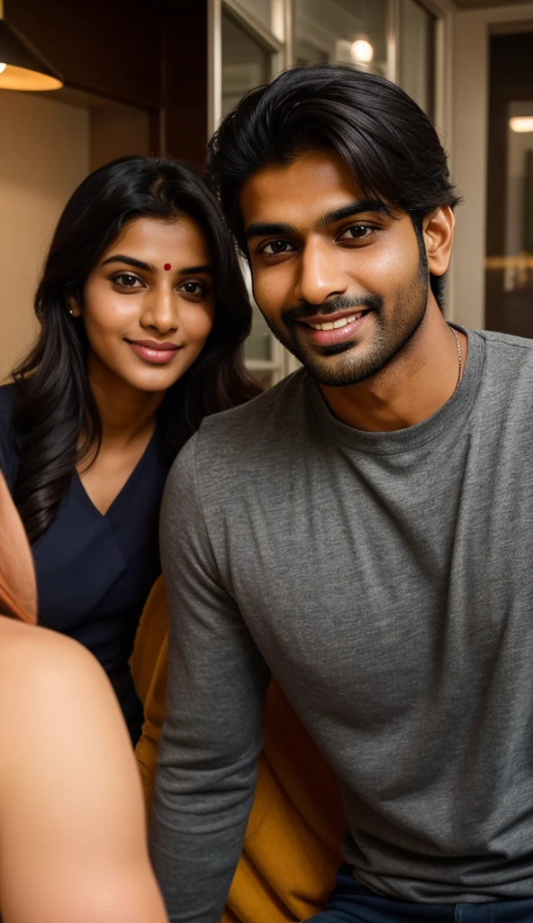 Renuka with boyfriend