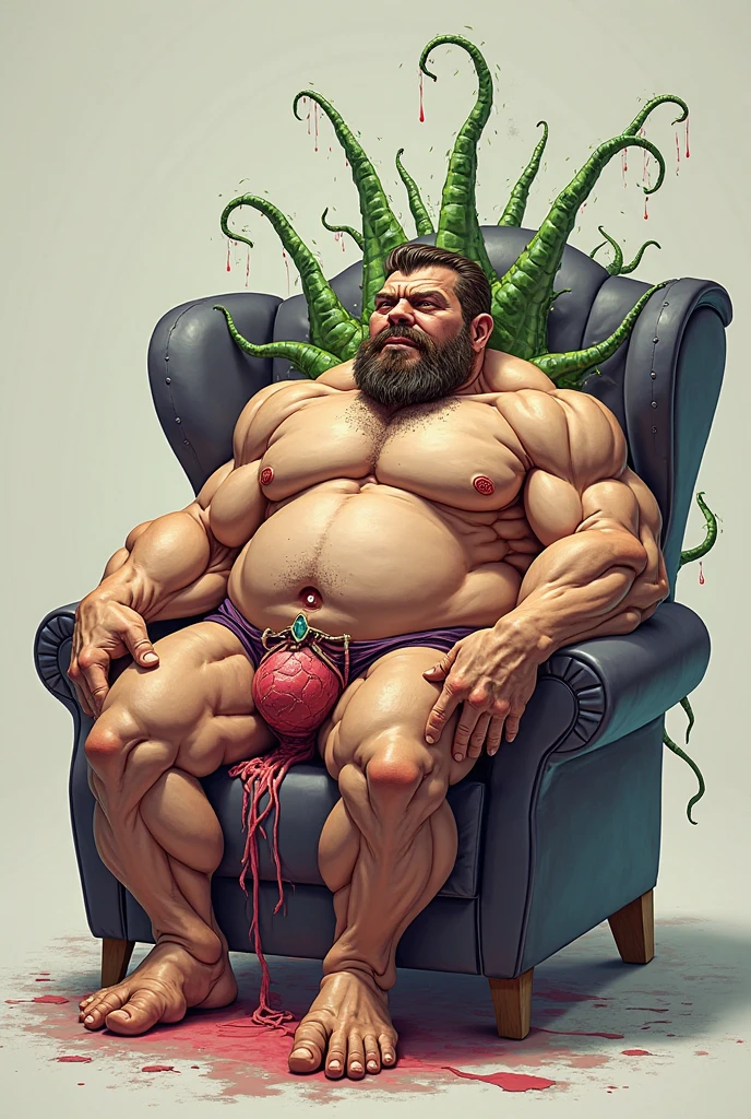 male white 40yo hairy handsome hiker being swallowed by colorful carnivorous plant with teeth and is being digested alive with pleasure he is yelling in pleasure while becoming sexual food to his predator, interspecies, vore, wet, digestion, inside creature, beard, being swallowed, from above, coil, soccer player, underwear, yellow soccer team colors, dilf, excessive cum, mucus, being swallowed, tattoos, bro, he is being engulfed by a mouth, white socks, claws, dirty sweaty socks, sweaty, wet, cum all over body, hairy body, logo socks, tentacles wrapping body, hardcore vore, digestive acids, maw, muscular athletic body, looking at viewer, large bumpy tentacles, tendrils, tentacles,

