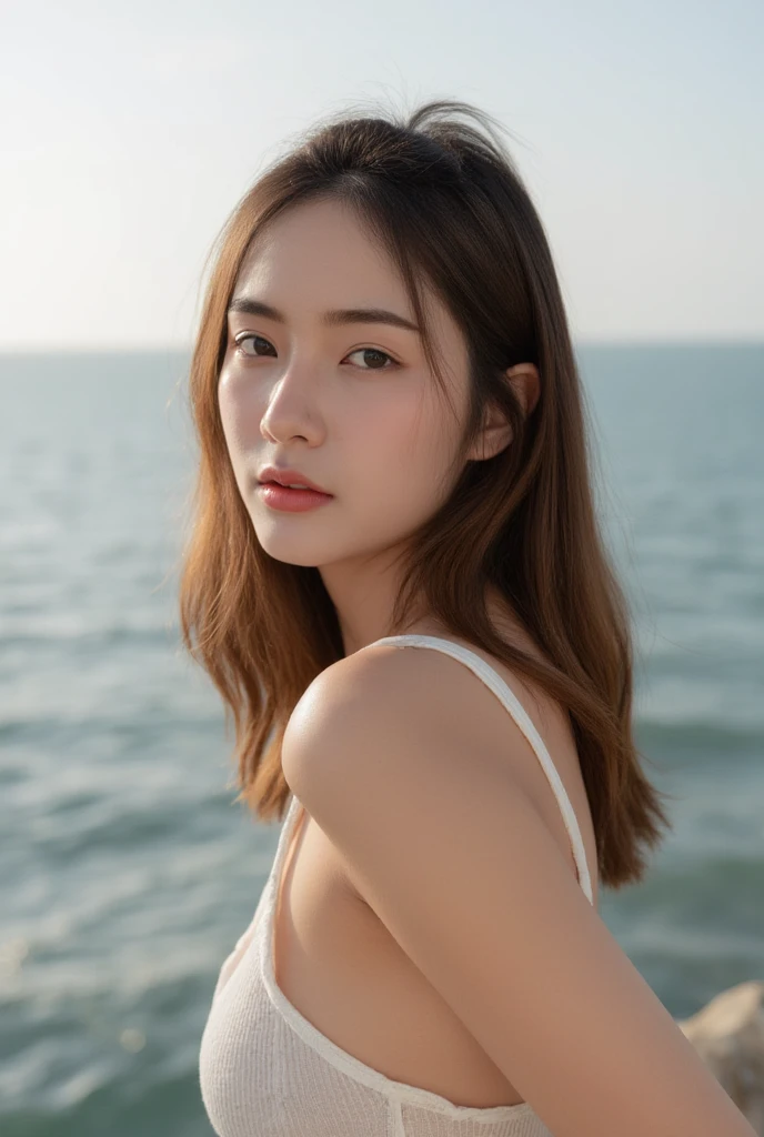 arafed woman in a blue bikini posing on the beach, wearing two - piece swimsuit, young and cute girl, cute bikini, attire: bikini, gorgeous bikini model, beautiful girl model, gorgeous young korean woman, dilraba dilmurat, wearing pearl neon bikini, is wearing a swimsuit, queen of the sea mu yanling, beautiful model girl, sexy girl, arafed woman in white lingersuit on beach with ocean in background, wearing two - piece swimsuit, gorgeous young korean woman, white bikini, elegant bikini, 奈良美智, beautiful young korean woman, attire: bikini, wearing a white bikini, swimsuit, japanese model, beautiful south korean woman, white silver bikini, (8k, RAW photo, best quality, masterpiece:1.2), (realistic, photo-realistic:1.37),1girl,cityscape, night, wet, professional lighting, photon mapping, radiosity, Korean Doll,torn , large breasts, white dress