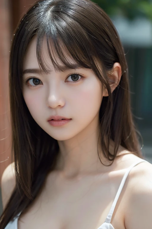 Tabletop、masterpiece、One Girl、Front view from the front、Japanese、Very young and pretty woman、(The cutest girl in the world)、15-year-old student、Makes your face smaller、Big ample breasts、Attractive person、Super cute face、Glossy Lips、Double eyelids on both eyes、 Natural Makeup、Long eyelashes、Black Hair、Asymmetrical Bangs、Center image、8k resolution、Advanced Details、Detailed hairstyle、Detailed face、Great cinema lighting、Vibrant、Ultra-realistic、Perfect limbs、Perfect Anatomy、Against the background of fireworks、Wearing a yukata、View from the waist up、