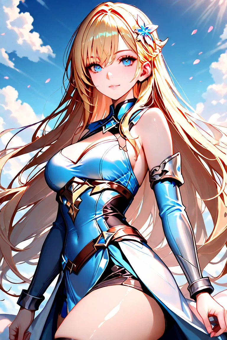 (masterpiece, bestquality, ultra-detailed, 8K high resolution, artstation on trending, Detailed Design),
wind,
(1girl, fullbody, looking at viewer, front view), (standing contrapposto pose, dynamic angle),
(Artoria Pendragon (Lancer) \(fate grand order\)),