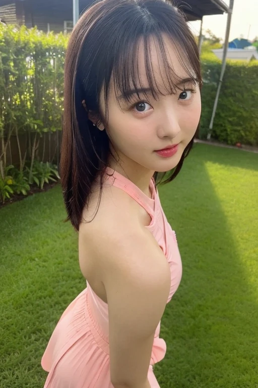 Baby Face、childっぽい、、15-year-old student、、Japanese、picnic、Big Ass、Huge breasts