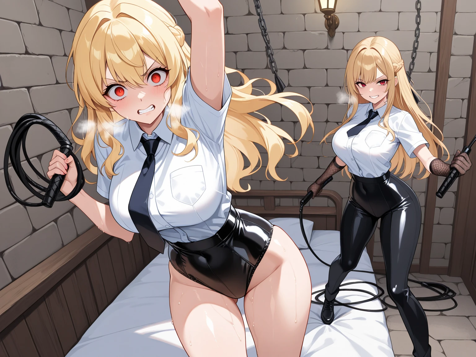 Anime. 1Girl. Cutie. Slave. Dirty tunic. Torn tunic. Slave collar. Shackles. Barefoot. Cold. Runny nose. Nasal mucus. Snot flows from the nose. Sneeze. Sneezing. Strong, desperate desire to sneeze. She sneezed. Snot flowed from the nose when sneezing. Handkerchief. Cover your nose with your hand. Blows his nose. Urinary incontinence. Urination. Urine. Strong urge to pee. She pees on the floor. She peed herself. Diarrhea. Defecation. Poop. Strong desire to poop. She pooped in her panties. She shit herself. Standing. Slave market. Sneezing fetish. Omorashi. Scat. Full height. Whole body. A high resolution. Ultra resolution.