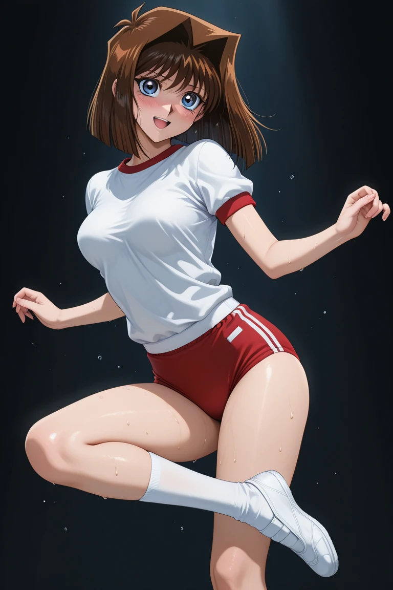 She lifts up the under hem of her beige plain One-piece dress, leaning over, Climax, get ecstasy, masterpiece, very short pigtails,brown hair, Hair tie with two big red clothespins, mature, Female robot, android, blue eyes, full body figure, Height: 160cm, flushed cheeks, 2020s anime picture, missionary angle, A beautiful robot with short brown hair in two short pigtails held up by two very large huge red clothespins, Uplifting, No NSFW, whole body, barefoot, masturbate, Laughter, archaic smile, jumping orgasm, 25 years old, little bust