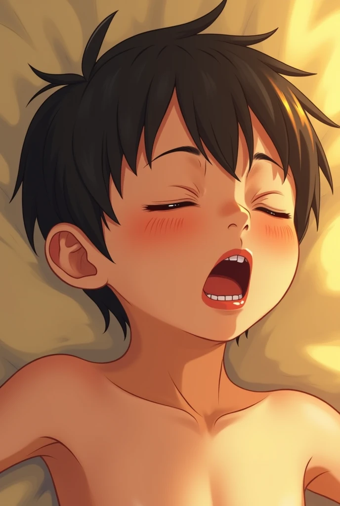 (((NSFW:1.3))), (((Standing back sex:1.9 Best Quality Masterpiece High Resolution Perfect Human Body:1.3 8 heads:1.6))), (((On the white sheets:1.9. Lie on your back:1.3. Face turned to the side:1.3. Having a penis inserted:2.4. Sex:1.9 Giving a blowjob:1.9 Troubled Face:1.3. Gang Rape:1.9))), (((Dark Room:1.3. Apartment Room::1.3. Night:1.3)))、(((Brown Hair:1.3. Wavy Hair:1.3. Bob Cut Hair:1.6. Round Eyes Beauty:1.3. Shapely breasts, brown eyes, side-swept bangs:1.6 naked:1.3. My cheeks are red:1.3 Sweat:1.3)))、(((Sweat:1.3、naked:1.9、NSFW:1.9. High humidity:1.6 1 female:1.3 Sweat:1.9. Breath:1.3. Wrinkles on the brow:1.3))),, (((It feels good and cums:1.3 Screaming with eyes closed:1.3 Cute:1.3)))