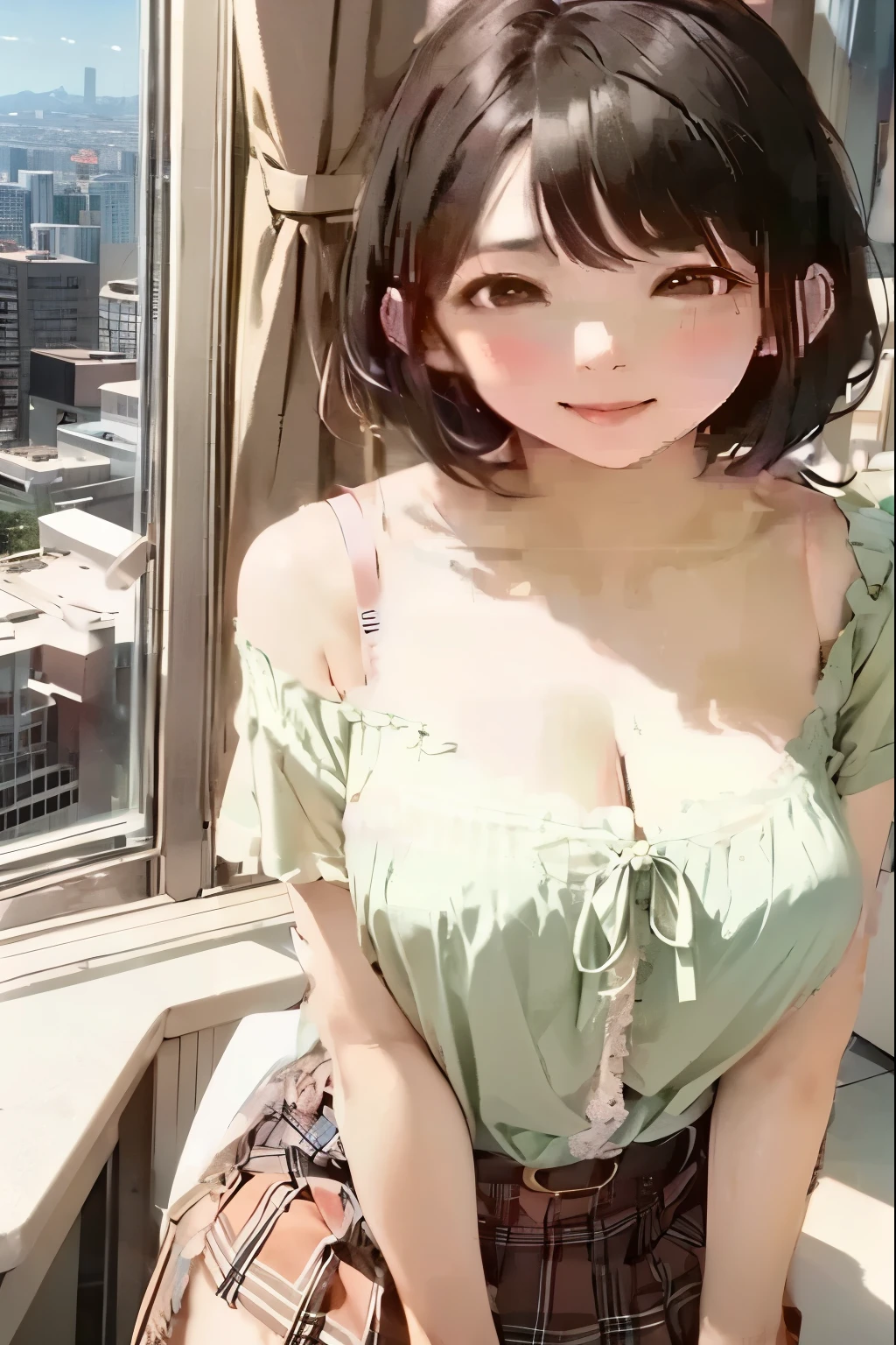 nude, soft lighting, slim, skinny, tiny nipples, topless, pink nipples, best quality, 8k, 32k, perfect body, smooth skin, ultra-detailed, (skin pore:1.1), (high detailed skin:1.2), shaved pussy