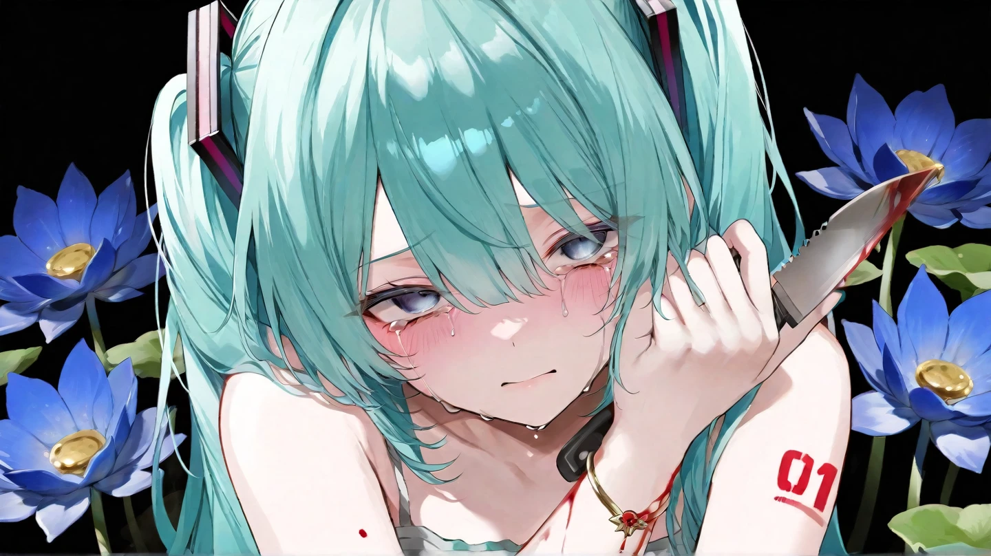 Close ~ eyes。
feel。
My face gets sticky with saliva。
Blushing。