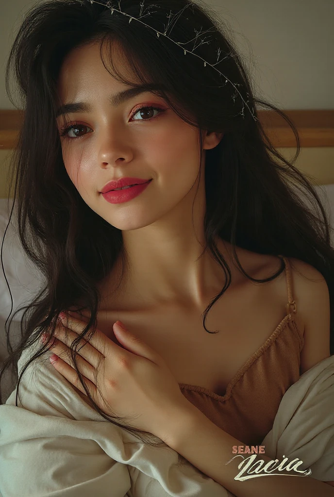 Pretty face, seductive smile