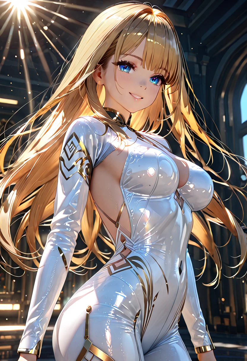 There is a woman in a white dress posing for a photo, beautiful alluring anime woman, seductive anime girl, Realistic anime girl rendering, April rendering, Smooth anime CG art, extremely detailed artistic sprout, Attractive anime girl, Very detailed characters, most models | artistic sprout, beautiful anime woman, anime woman, female anime characters, anime characters