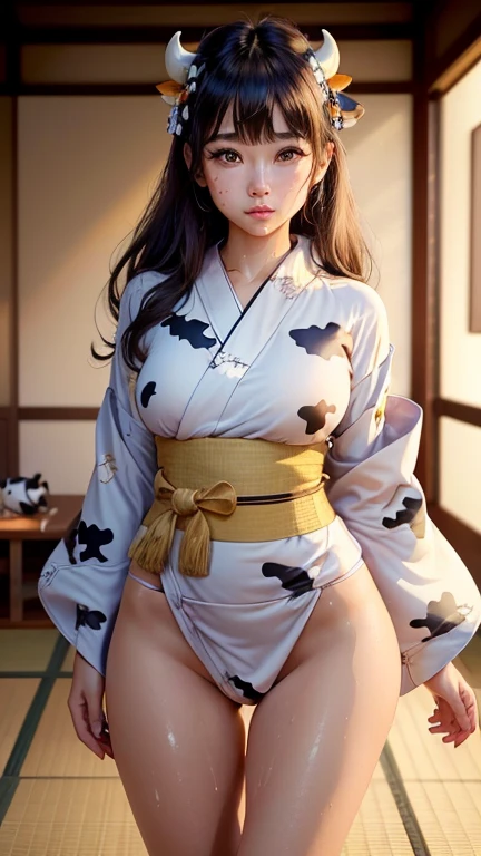 , (Raw foto:1.2), (photorealestic:1.4), beautiful detailed girls, Very detailed eyes and face, Beautiful detailed eyes, Ridiculous, Unbelievably ridiculous, huge filesize, Ultra detailded, a highres, higly detailed, beste Quality, One Girl、18yearsold、ponie tail、chokers、anklets、A masterpie, Kemomimi,Beautiful Asian Girl、goddess of Japan、beautiful upper body、Beautiful Asian Woman、tite shirt、Japan person model、cleavage breasts、short tops、Skirt length 10CM、chamel toe,miniskirts ,wearing a cute top、Exposing clothes、Spread your arms and legs wide、V opening chest clothes、Sexy Girls、oppai、Flipped skirt、White underwear、Cameltoe、Show white panties、