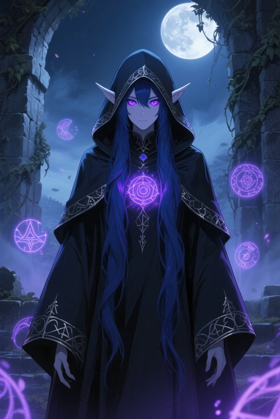 (an alquimian sorcerer, dark magic, mysterious potions, ancient symbols),(best quality, highres, vivid colors), (fantasy, dark fantasy, mystical), (rich reds, deep purples, smoky blues), (ethereal lighting, candlelight, spellbinding)