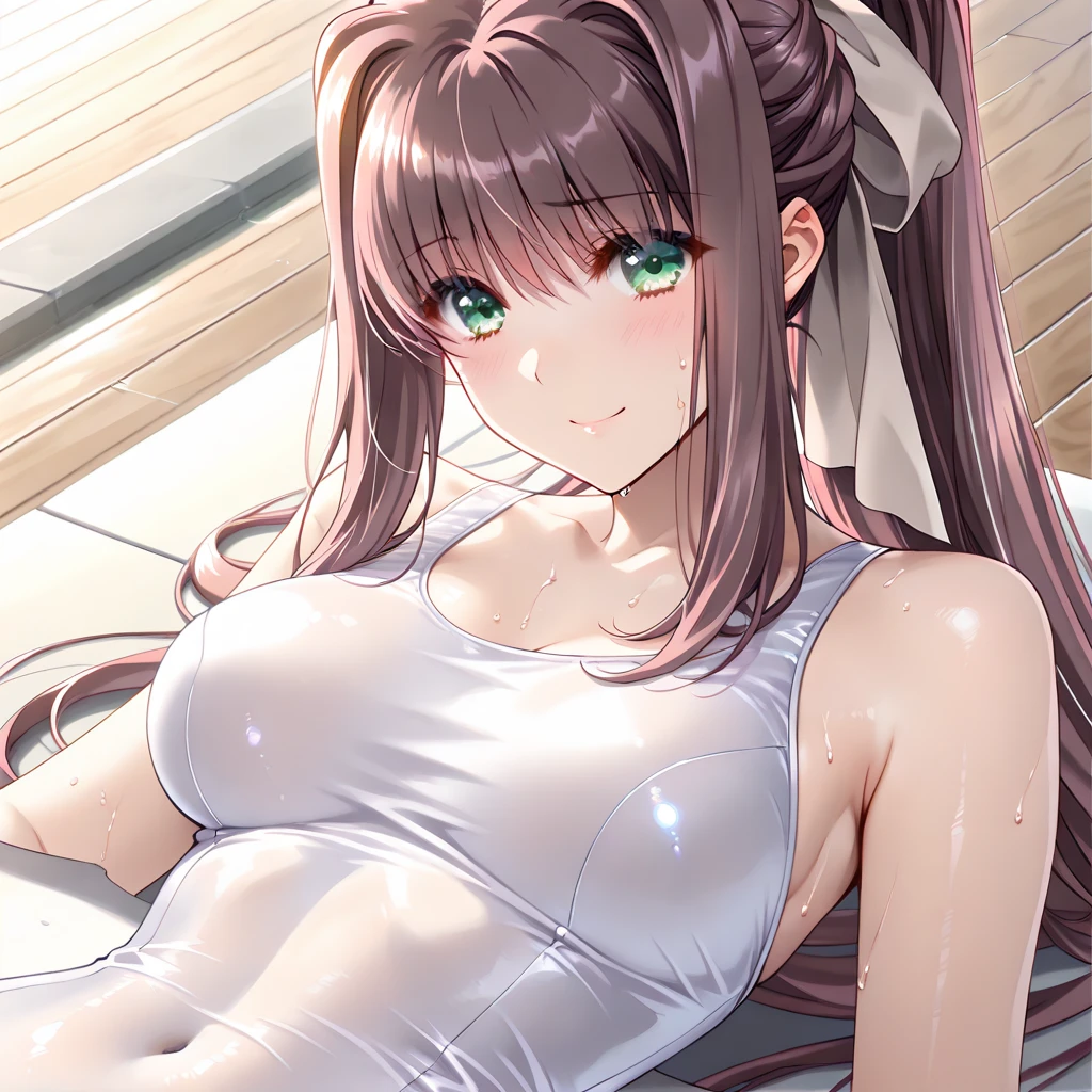 Nipples and genital drains,Translucent clothes,Lazy and sexy,femele