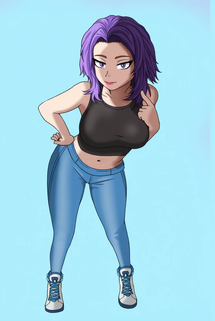1girl, MinervaMinkCzar,(peludo, furry female, corpo inteiro), (orelhas de animais, cauda longa, cauda loira, focinho, franja varrida, cabelo longo, cabelo loiro, maquiagem, olhos pretos, sombra azul) casaco sobretudo, botas altas,Denim Jeans Pants