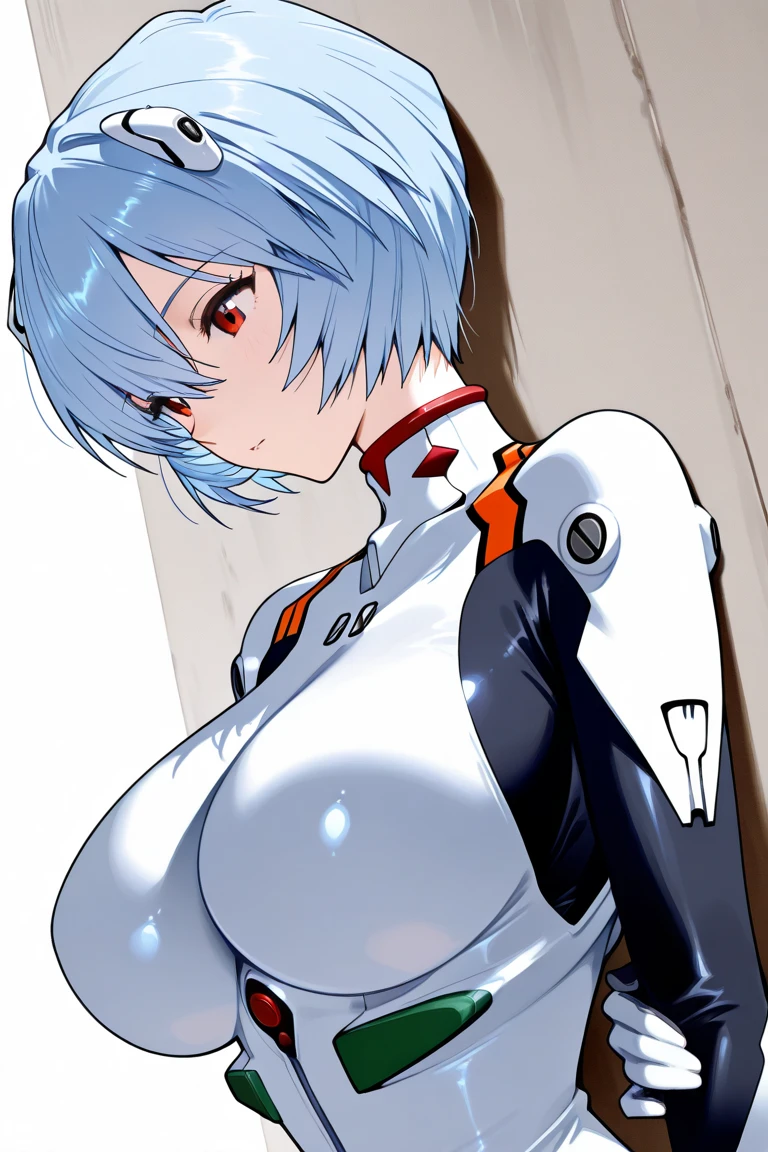 masterpiece, best quality, 1girl, looking at viewer, ultra detailed, <lora:add_detail:0.5>, antique shop, vintage treasures, nostalgia, collectibles, <lora:yamashita_toshinari_FW:1> , <lora:reiAyanamiEvangelion_v6FullRelease:0.8> , plugsuit,
