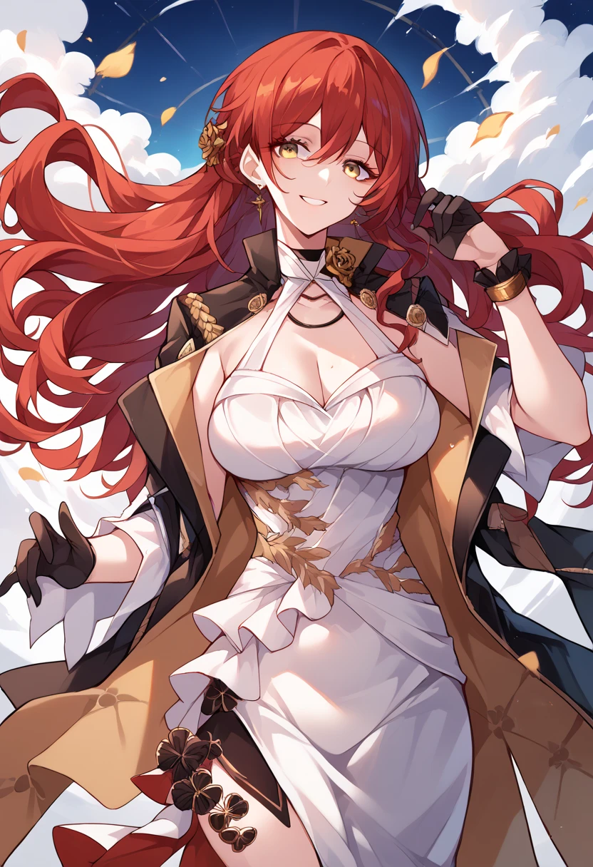 (Himeko) (Honkai:StarRail)(masterpiece), (curvy anime mom), (ultra detailed), (white background) Himeko beautiful, UHD, HDR, Himeko 8k, intricate and beautiful, a beautiful mature woman, low angle, A beautiful anime woman, red hair Himeko, beautiful eyes, lingerie, curvy body, looking at the viewer, shy, red face, Himekostyle, Himekoface, Himekohair, Himeko, beautiful hands, beautiful feet, nude, sexy body, seduction, ecchi 