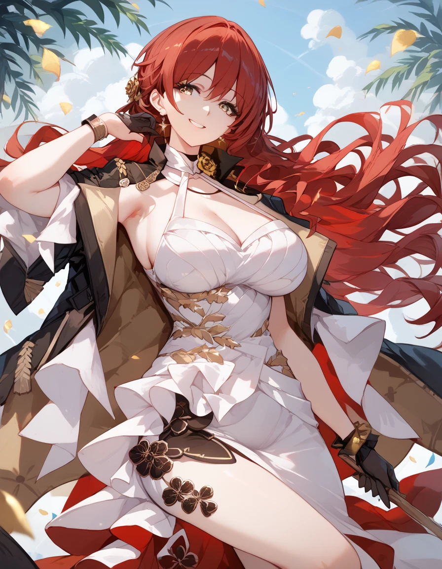 Sexy teenager,Colossal tits,Hair accessories and necklaces,8K分辨率,quality,hyper HD,extremly high detail,Ancient surroundings,natta,designs,also red,Dynamic lens,textur,ancient wind,A smile,dances