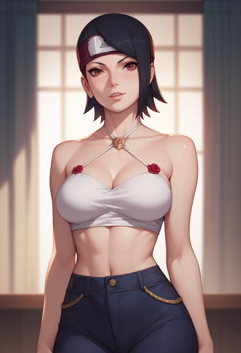 1. Sensual Japanese, by address, hair ornament, Whole body,short skirt shining her panties 